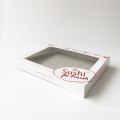 Biodegradable large dessert paper box with clear window